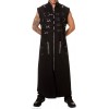 Mens Thread Metal Punk EMO Coat Men Gothic Coat